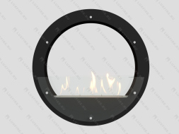 Встроенный сквозной биокамин Lux Fire "Иллюзион 800" S