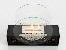Напольный биокамин Lux Fire "Рональдо"