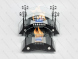 Настольный биокамин Lux Fire &amp;quot;Пушкинский мост&amp;quot; S (черный)