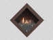 Настенный биокамин Lux Fire &amp;quot;Диамант 1&amp;quot; XS